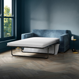 Jay-Be Urban 2 Seater Brushed Twill Linen Sofa Bed with e-Pocket Mattress - Cream - Wilko - thumbnail 5