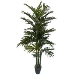 Leaf Tropical Palm Artificial Tree 180cm - Size: 180 x 80 x 80cm - Green - Wilko - thumbnail 1