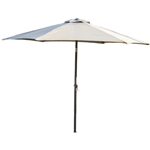Home Source Gozo Grey Garden Outdoor Parasol 2.7m - Size: 3m - Wilko - image 1