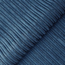 Luxor 4 Seater Marine Blue Jumbo Cord L-Shape Left Hand Corner Sofa - Wilko - thumbnail 6