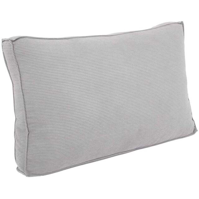 Living and Home Light Grey Soft Corduroy Cushion 53 x 90cm - Size: 15 x 90 x 53cm - Wilko - image 1