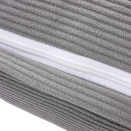 Living and Home Light Grey Soft Corduroy Cushion 53 x 90cm - Size: 15 x 90 x 53cm - Wilko - thumbnail 7