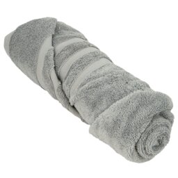 Bath Towel - Silver - Wilko - thumbnail 1