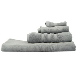 Bath Towel - Silver - Wilko - thumbnail 4