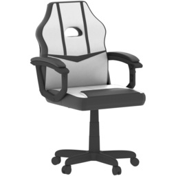 Vida Designs Comet White and Black Swivel Office Chair - Size: 55 x 58 x 101cm - Wilko - thumbnail 3