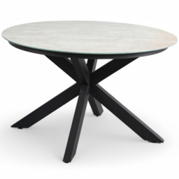 Royalcraft Bali 4 Seater Round Ceramic Rope Dining Set - Grey - Wilko - thumbnail 4
