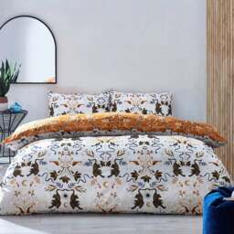 furn. Tigerfish King Size Multi Botanical Duvet Cover Set - Wilko - thumbnail 1