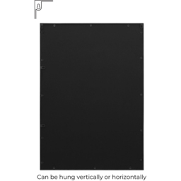 The Fenestra Black Wall Mirror 100 x 70cm - MirrorOutlet - Wilko - thumbnail 5