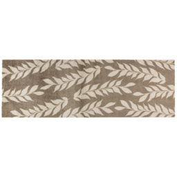 JVL Mega Brown Leaves Latex Backed Door Mat and Runner Set - Size: 150 x 57 x 4cm - Wilko - thumbnail 6