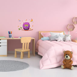 Milagro Owl LED Children Lamp 230V - Size: 12 x 12 x 4cm - Multi - Wilko - thumbnail 4