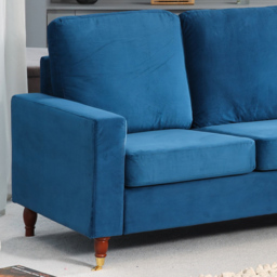 Hendrick 3 Seater Blue Reversible Corner Sofa - Artemis Home - Wilko - thumbnail 3