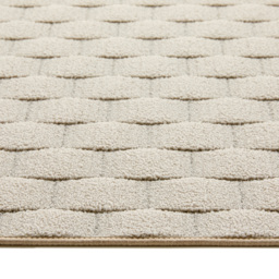 My Mat Ivory Sculptured Basketweave Washable Runner 67 x 150cm - Cream - Wilko - thumbnail 5