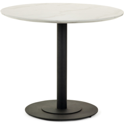 Julian Bowen Luca Iris 4 Seater Round Dining Set Ivory - White - Wilko - thumbnail 4