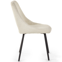 Julian Bowen Luca Iris 4 Seater Round Dining Set Ivory - White - Wilko - thumbnail 7