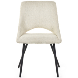 Julian Bowen Luca Iris 4 Seater Round Dining Set Ivory - White - Wilko - thumbnail 6