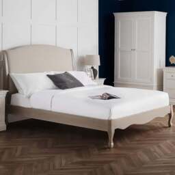 Julian Bowen Camille King Size Lime Oak Bed - Wood - Wilko