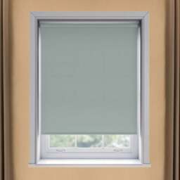 New Edge Blinds Thermal Blackout Roller Blind Duck Egg Blue 80cm - Size: W 80cm x D 170cm - Wilko