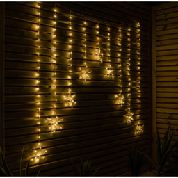 Samuel Alexander FlexiBrights 267 Warm White LED Snowflake Curtain Light 1.2 x 1.2m - Size: 15 x 15 x 9cm - Wilko - thumbnail 4