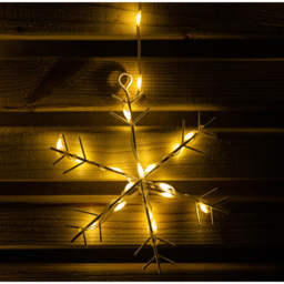 Samuel Alexander FlexiBrights 267 Warm White LED Snowflake Curtain Light 1.2 x 1.2m - Size: 15 x 15 x 9cm - Wilko - thumbnail 5
