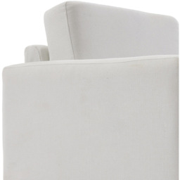 Living and Home Beige Linen Mid-Century Armchair - Size: 80 x 76 x 80cm - Wilko - thumbnail 5