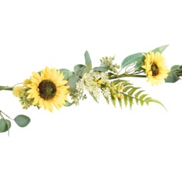 Artificial Sunflower Meadow Garland Yellow - Size: 14 x 183 x 7cm - Wilko - thumbnail 3