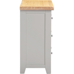 Seconique Windsor 3 Drawer Pebble Grey and Oak Storage Chest - Pebble Grey/Oak - Wilko - thumbnail 6