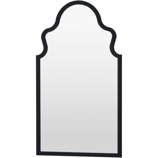 Yearn Black Moroccon Mirror 98 x 52cm - Wilko - image 1