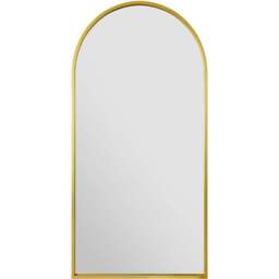 The Arcus Gold Arched Leaner Wall Mirror 180 x 90cm - MirrorOutlet - Wilko