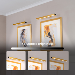 ValueLights Ryle Gold Rechargeable Easy Fit Wall Light 2 Pack - Wilko - thumbnail 6