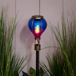 Solar Hot Air Balloon Shaped Stake Light - Wilko - thumbnail 4
