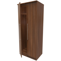 Crowndale Sherwood 2 Door Noche Walnut Wardrobe - Brown - Wilko - thumbnail 6