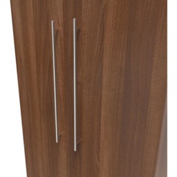 Crowndale Sherwood 2 Door Noche Walnut Wardrobe - Brown - Wilko - thumbnail 7