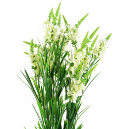 Leaf White Larkspur Artificial Stem 80cm 6 Pack - Size: 80 x 10 x 10cm - Wilko - thumbnail 3