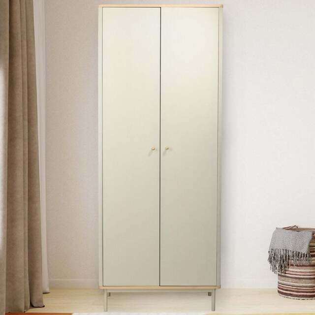 Emilia 2 Door Cream Wardrobe - Wilko - image 1