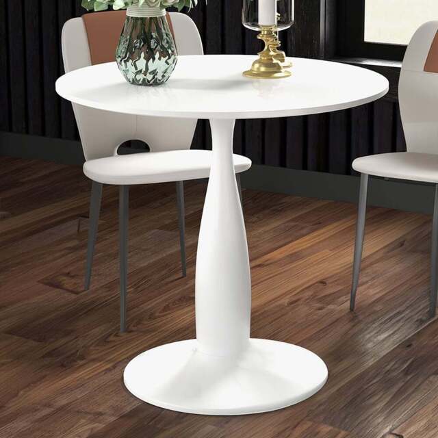 Portland 2 Seater Dining Table White - Wilko - image 1