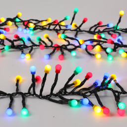 AMOS 500 Multicolour LED Berry Cluster Light - Size: 16 x 22 x 14cm - Wilko - thumbnail 5