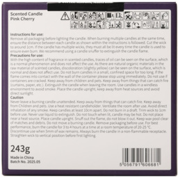 Steve Rhodes Love You To Death Pink Cherry Scented Candle with Purple Mug - Size: 12 x 11.5 x 11.5cm - Wilko - thumbnail 7