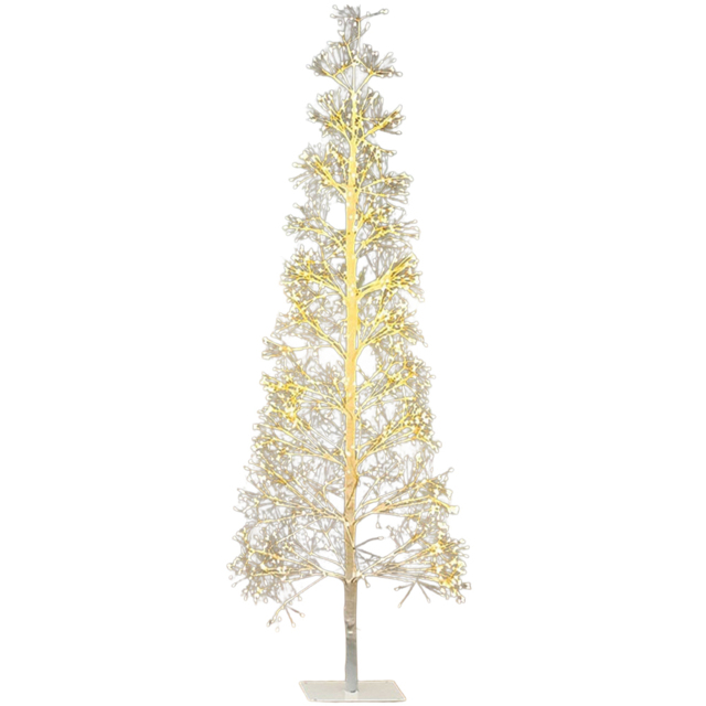 Xmas Haus 3000 Warm White Micro LED Pre-Lit Artificial Christmas Tree 6ft - Wilko - image 1