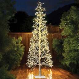 Xmas Haus 3000 Warm White Micro LED Pre-Lit Artificial Christmas Tree 6ft - Wilko - thumbnail 3