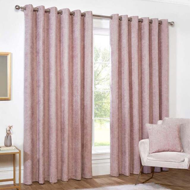 Alden Thermal Curtains - Dusty Pink/229cm - Size: W 90 x D 90cm - Divante - Wilko - image 1