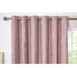 Alden Thermal Curtains - Dusty Pink/229cm - Size: W 90 x D 90cm - Divante - Wilko - thumbnail 4