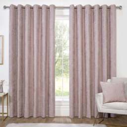 Alden Thermal Curtains - Dusty Pink/229cm - Size: W 90 x D 90cm - Divante - Wilko - thumbnail 3