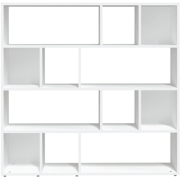 vidaXL 12 Shelf White Bookcase - Wilko - thumbnail 5
