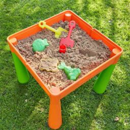 Liberty House Toys Orange-Green Kids 5-in-1 Activity Table and Chairs - Size: 46.5 x 51 x 53cm - Multi - Wilko - thumbnail 4