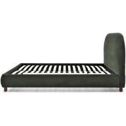 Nova King Size Olive Boucle Upholstered Bed Frame with Headboard - Kyoto Futons - Wilko - thumbnail 5