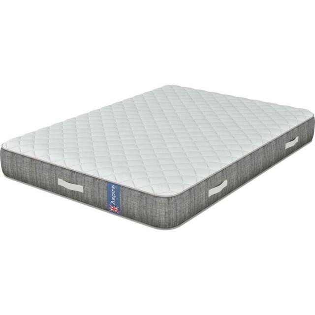 Aspire Small Single Natural Pocket Mattress - White - Wilko - image 1