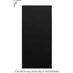 The Fenestra Black Leaner Wall Mirror 180 x 85cm - MirrorOutlet - Wilko - thumbnail 5