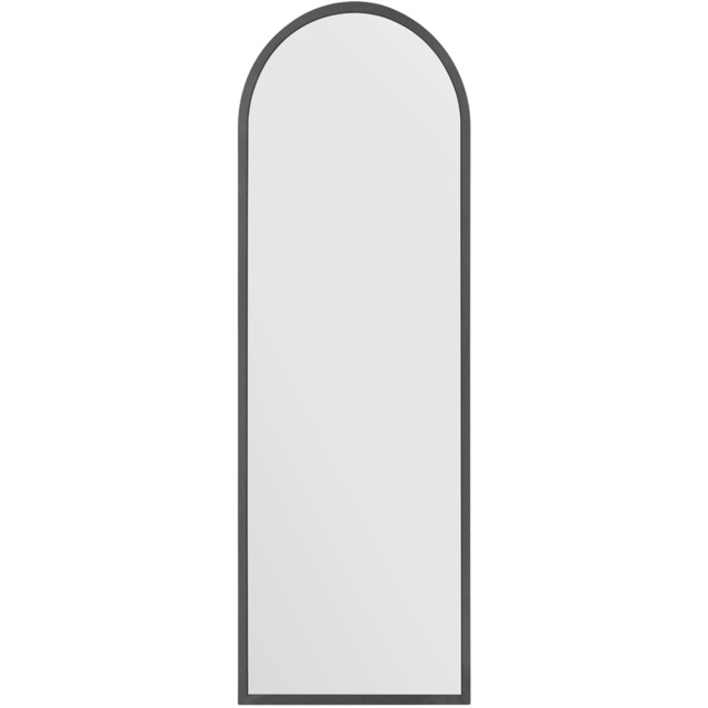 The Arcus Black Arched Leaner Wall Mirror 160 x 53cm - MirrorOutlet - Wilko - image 1