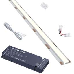 Sorrelis Kepler Smooth Line Natural White LED SOB Strip 5m - Size: 500 x 0.8 x 0.3cm - Wilko