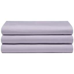 Serene Double Heather Flat Bed Sheet - Pink - Wilko - thumbnail 1